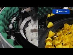 トイレ洗浄液充填ライン、キャップとねじ込みの1本