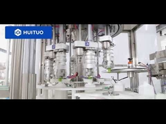 手指消毒剤用キャッピング機は丸キャップ、ポンプキャップ共用