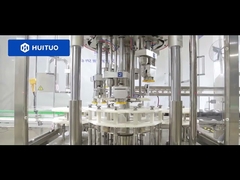 Huituo 自動ペットボトル容器ガラスクリーナーロータリーキャッピングマシンスプレートリガー
