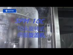 Huituo ヘアコンディショナーおよびシャンプー用ロータリー サーボ キャッピング マシン、速度 110bpm