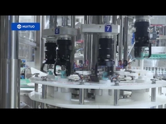 Huituo 自動 60bpm 8 ヘッドロータリーキャッピングマシンシャンプーとヘアコンディショナー用