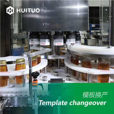 食糧および化学製品のための密封機械を押す回転式自動容器