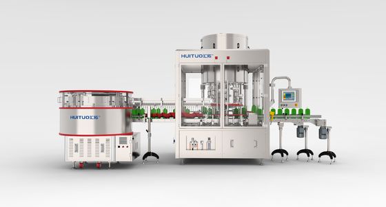 ペット ガラス ビンのために自動液体洗剤のローション ポンプおおう機械