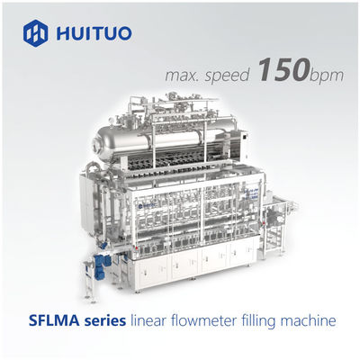 HuituoのDishwashingの液体のための線形3列の流量計の充填機