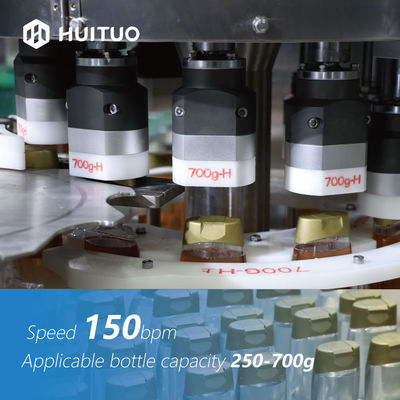 食糧および化学製品のための回転式自動容器のシーリング機械