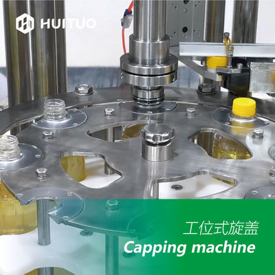 1台の食用油満ちるおおう機械1500bphに付きHuituoのコンパクト多機能の2台