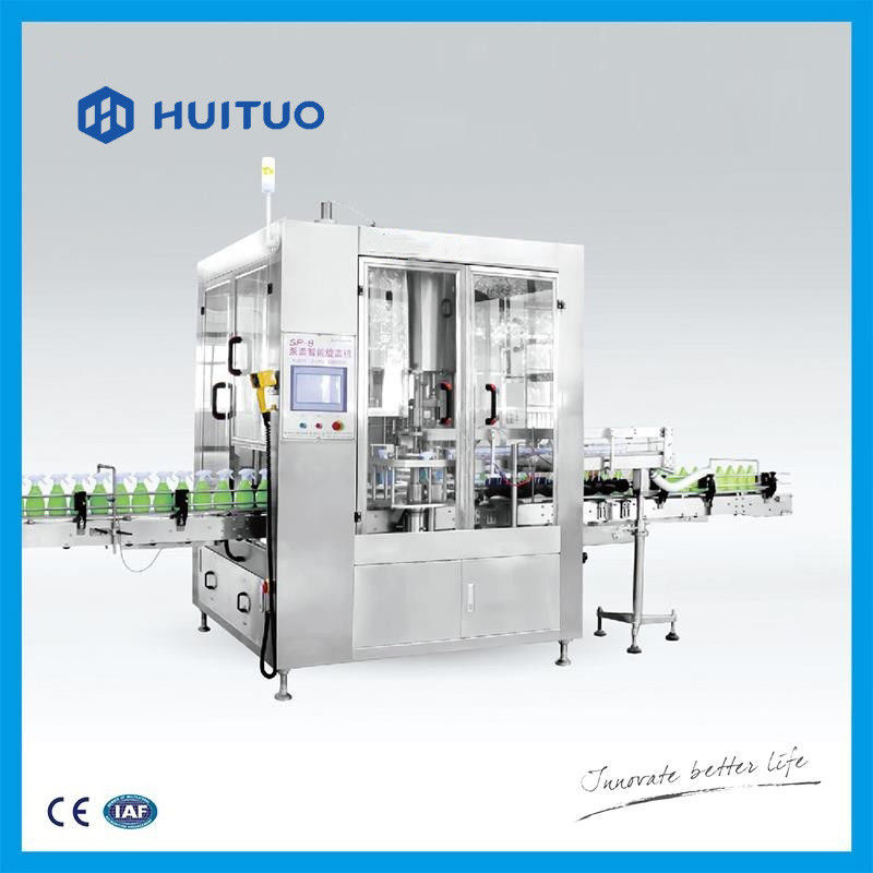 Huituoの自動回転式スプレーの制動機台所、ガラスおよび洗面所の洗剤のためのおおう機械ふた締め機